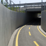 Kerékpárút híd vasbeton szerkezete